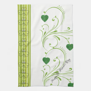St. Patrick's Day Küchenhandtuch Shamrocks Geschirrtuch