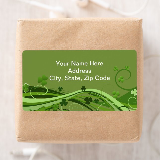 St. Patrick's Day Labels Floral (Insitu)