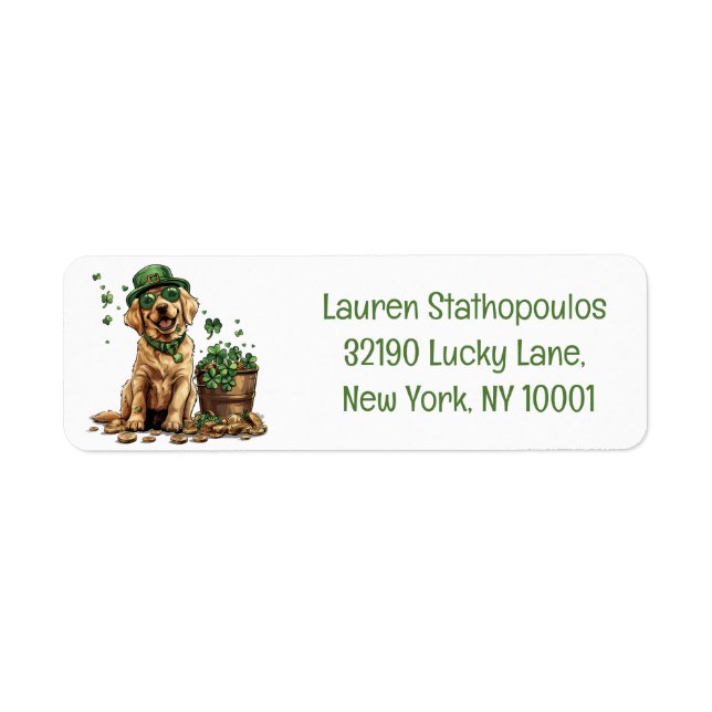 St. Patrick's Day Labrador Retriever Dog (Vorne)