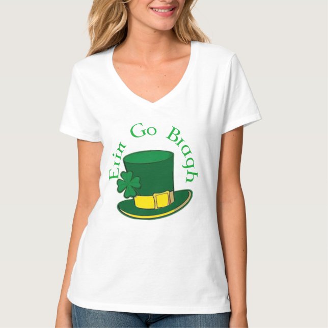 St Patrick's Day Ladys T - Shirt (Vorderseite)