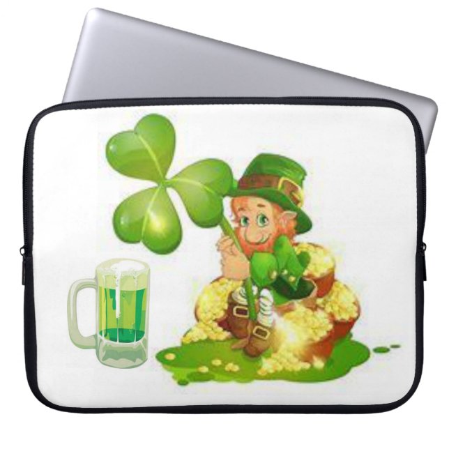 St. Patrick's Day Laptop-Hülle Laptopschutzhülle (Vorderseite)