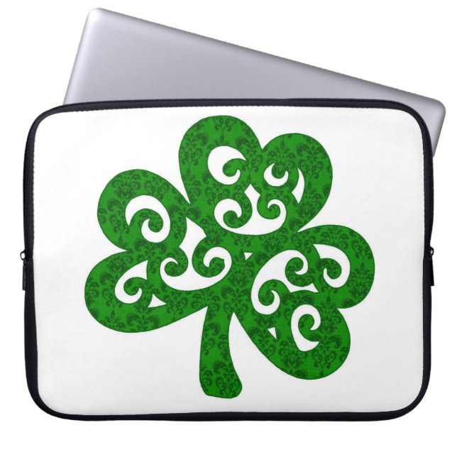 St. Patrick's Day Laptop Sleeve (Vorderseite)