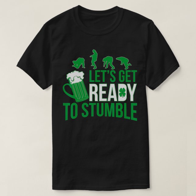 St. Patricks Day Lasse sich bereit für stumpfes Pa T-Shirt (Design vorne)