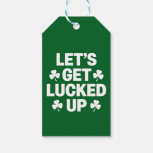 St. Patricks Day Lasst Uns Glücklich Sein Irisches Geschenkanhänger