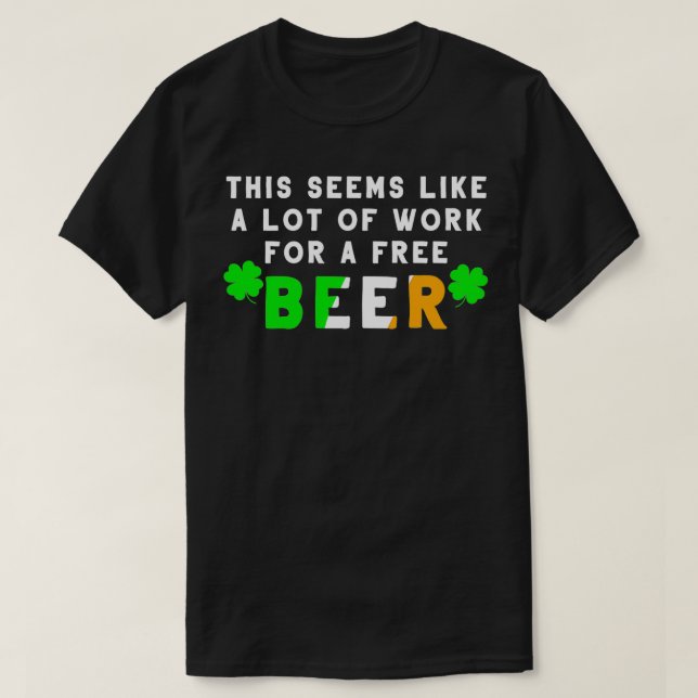 St Patricks Day läuft Design-Geschenk für irisches T-Shirt (Design vorne)