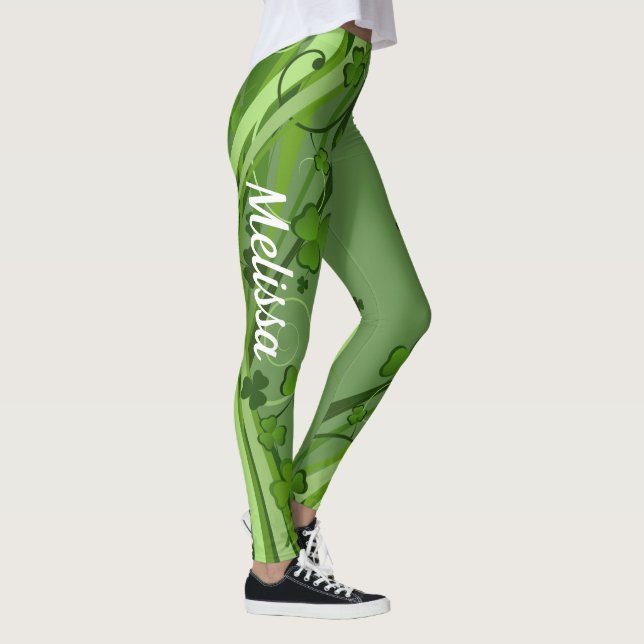 St Patrick's Day Leggings Saint Patrick Pants (Rechts)