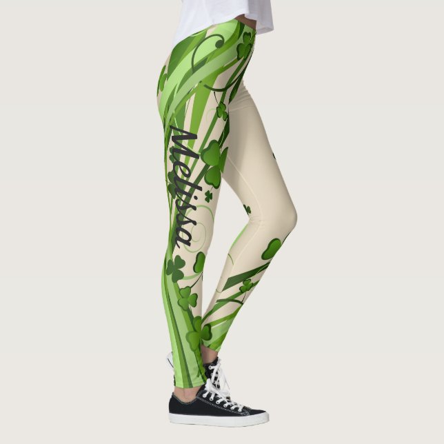 St Patrick's Day Leggings Saint Patrick Pants (Rechts)