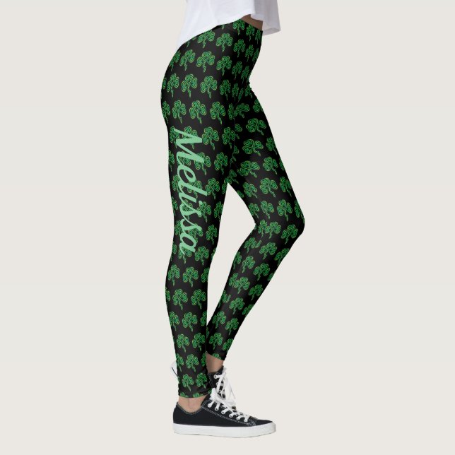 St Patrick's Day Leggings Saint Patrick Pants (Rechts)