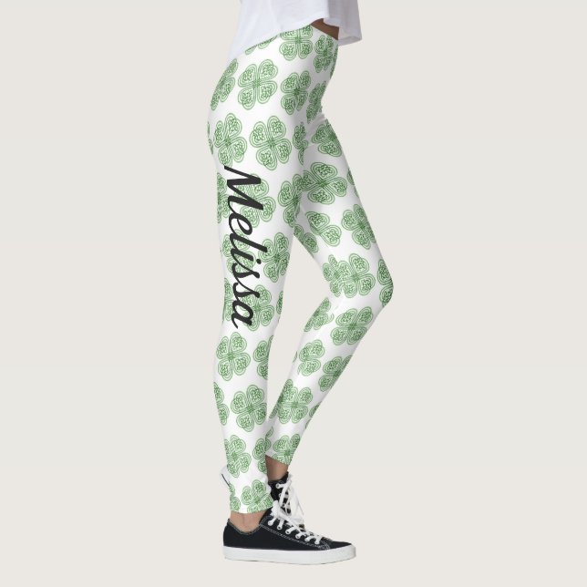 St Patrick's Day Leggings Saint Patrick Pants (Rechts)