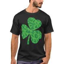 St. Patrick's Day Leopard Kleeblatt Shirt - Cheeta