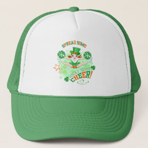 St. Patrick's Day, Leprechaun, Cheerleader Truckerkappe