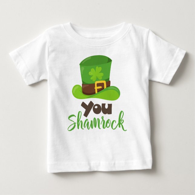 St. Patrick's Day, Leprechaun Hat, You Kleeblatt Baby T-shirt (Vorderseite)