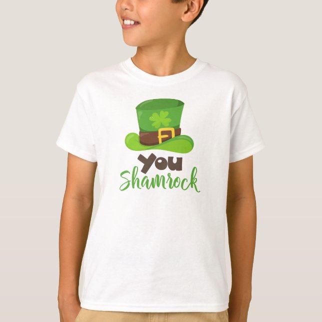 St. Patrick's Day, Leprechaun Hat, You Kleeblatt T-Shirt (Vorderseite)