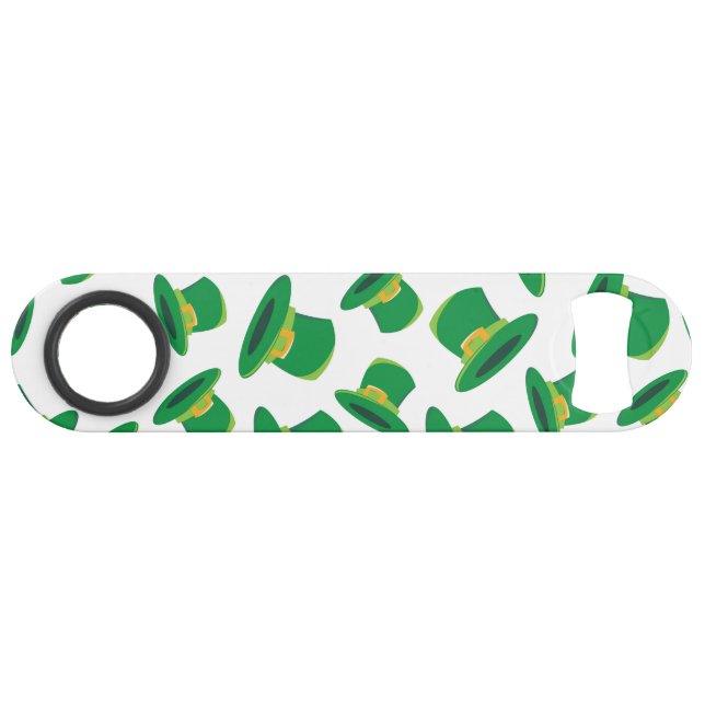 St. Patrick's Day Leprechaun Hats Speedflaschenöffner (Rückseite Horizontal)