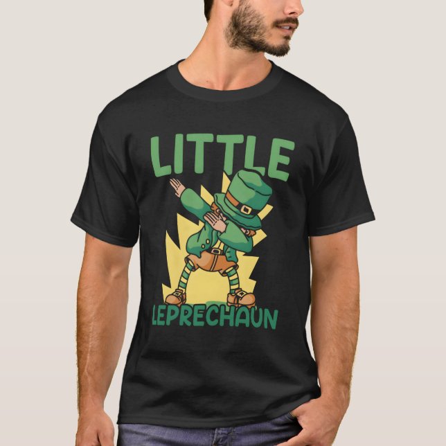 St Patricks Day Leprechaun Kleeblatt Paddys Day T-Shirt (Vorderseite)