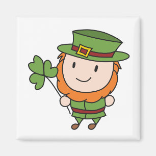 St Patrick's Day Leprechaun Magnet