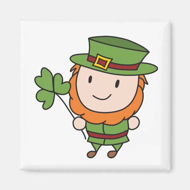 St Patrick's Day Leprechaun Magnet (Vorne)