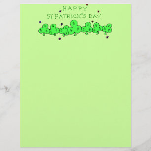 St. Patrick's Day Letterhead