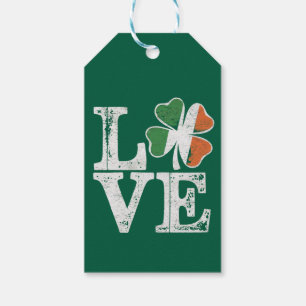 St Patricks Day Liebe Glücklicher Irischer Kleebla Geschenkanhänger