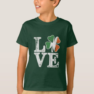 St Patricks Day Liebe Glücklicher Irischer Kleebla T-Shirt