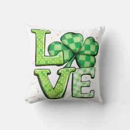 St. Patrick's Day Liebe Green Irish Kissen