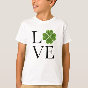 St. Patrick's Day LIEBE Kleeblatt für grünen G T-Shirt
