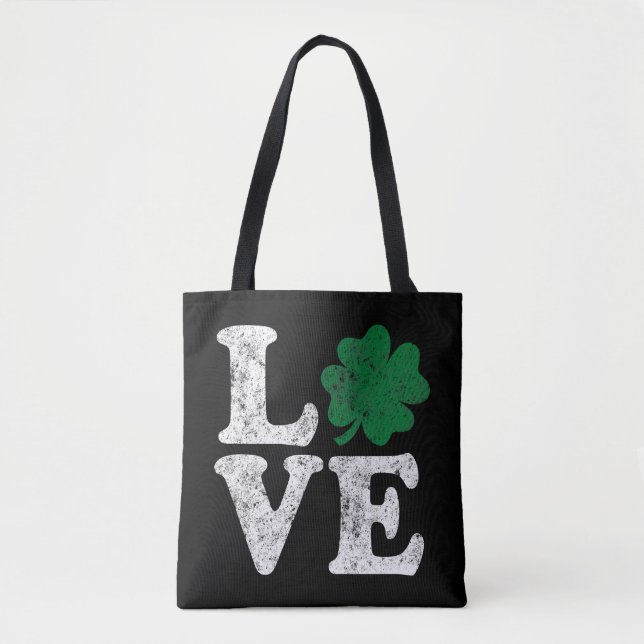 St Patrick's Day LIEBE Kleeblatt Irish (Vorderseite)