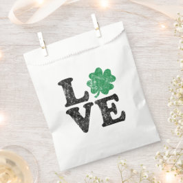 St Patrick's Day LIEBE Kleeblatt Irish Geschenktütchen