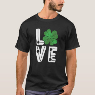St Patricks Day Liebe Kleeblatt Irish Mens Women C T-Shirt