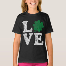St Patrick's Day LIEBE Kleeblatt Irish