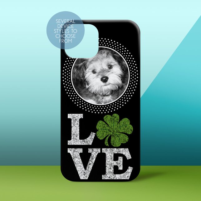 St Patricks Day Liebe mit irischem Kleeblatt und F Case-Mate iPhone Hülle (Personalized Phone Case)