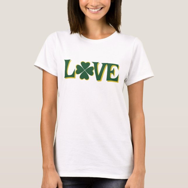 St. Patrick's Day Liebe T-Shirt (Vorderseite)