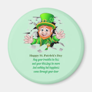 St. Patrick's Day Lprechaun Magnet