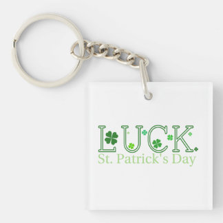 St. Patrick's Day Luck Acrylic Schlüsselanhänger