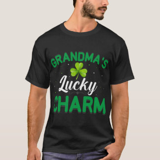 St. Patricks Day Lucky Charm Clover T-Shirt
