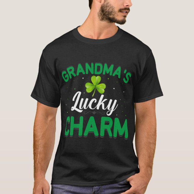 St. Patricks Day Lucky Charm Clover T-Shirt (Vorderseite)