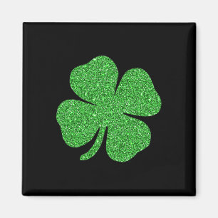 St. Patrick's Day Lucky Charm Green Irish Clover S Magnet