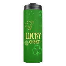 St Patricks Day Lucky Charm Irish Tumbler