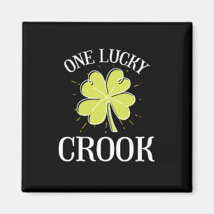 St Patricks Day Lucky Crook Geschenk Magnet