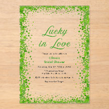 St. Patricks Day Lucky in Love Brautparty