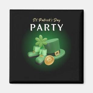 St Patricks Day Lucky Irish - Funny Lucky Irish Magnet