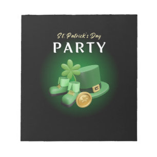 St Patricks Day Lucky Irish - Funny Lucky Irish Notizblock