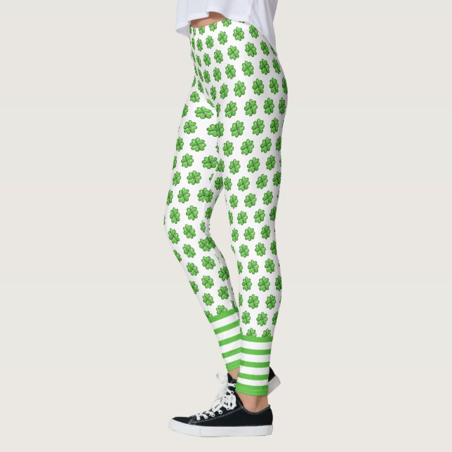 St. Patrick's Day Lucky Kleeblatt Leggings - Festi (Links)