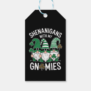 St Patricks Day Lucky Kleeblatt Leopard Gnomes Geschenkanhänger