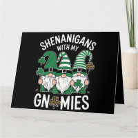 St Patricks Day Lucky Kleeblatt Leopard Gnomes