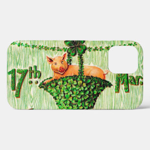 St. Patrick's Day Lucky Pig, Vintag Case-Mate iPhone Hülle