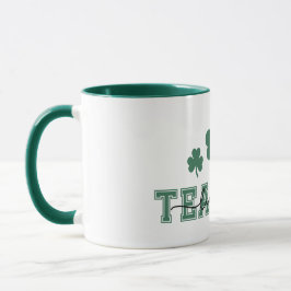 St. Patricks Day Lucky Teacher Tasse