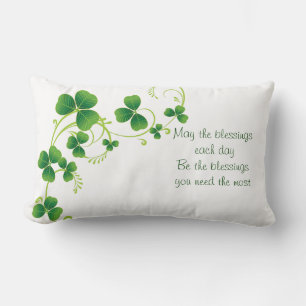 St. Patrick's Day Lumbar Pillow-May The Sessings Lendenkissen