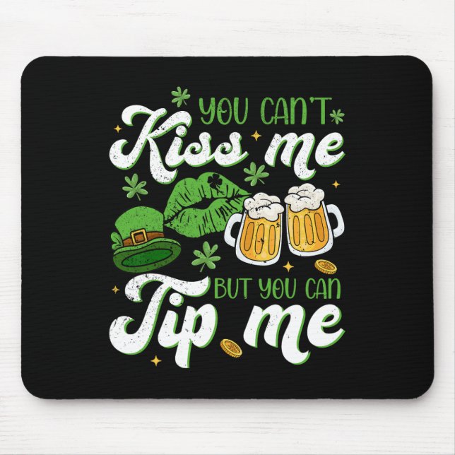 St. Patrick's Day Lustige Kellnerin Byrtender Kell Mousepad (Vorne)