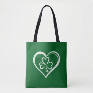 St. Patricks Day Lustiger Shamrock Herz Irisch